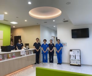 静岡静脈瘤クリニック　院内　集合写真　2020年6月2日　佐野先生　院内・職場・ナース受付　下肢静脈瘤クリニック
